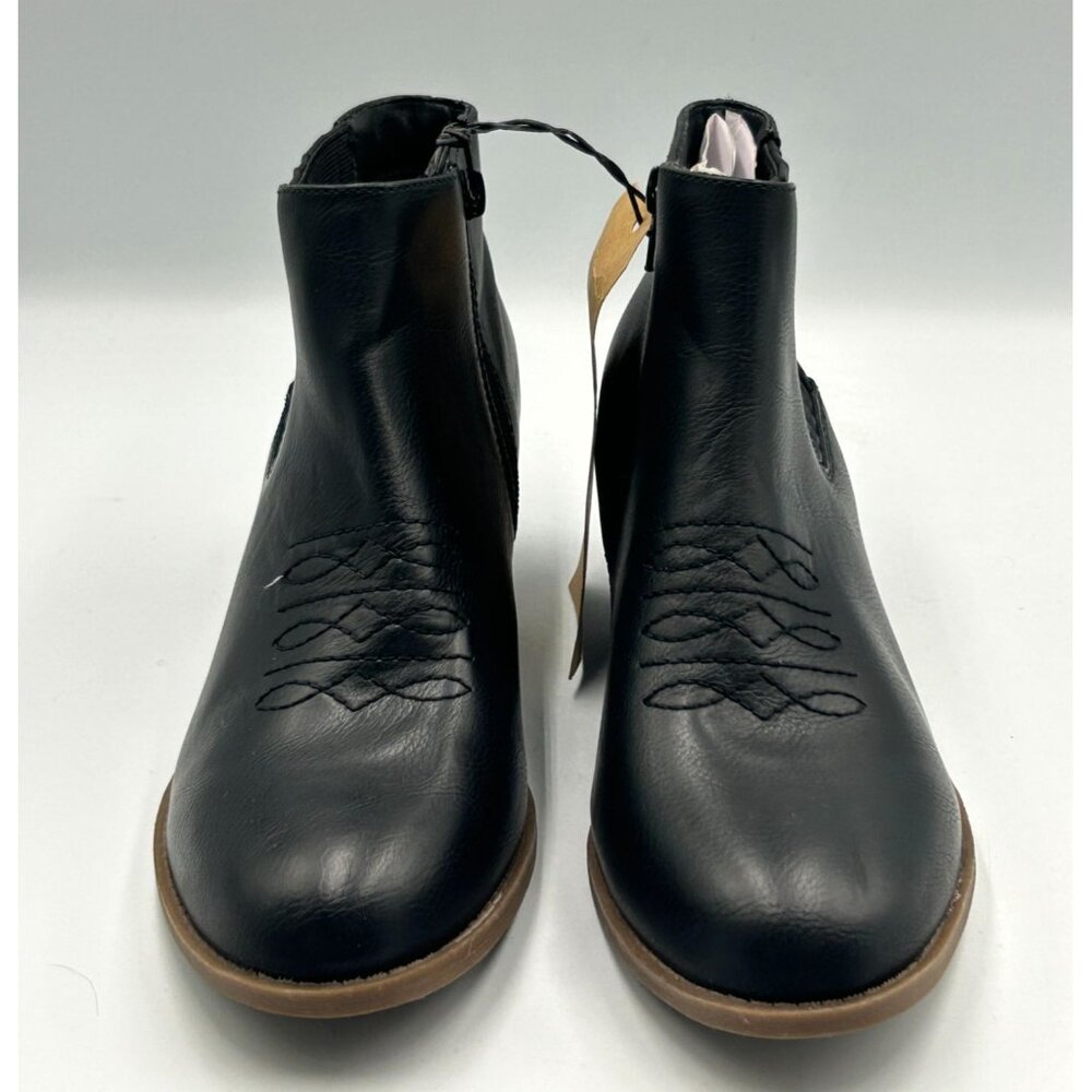 NWT Frye & Co. Women's Black Faux Leather Jude Ankle Booties Size 9.5 3248 - Picture 12 of 16